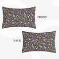 thumbnail image 4 of Naloa Wildflowers Pillowcase, Throw Pillowcase, Wrinkle-Free, Stain-Resistant with Hidden Zipper for Bedroom Sofa - 16"x24", 4 of 9