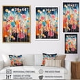 thumbnail image 4 of Designart "Colorful Contrasts Mid Century Modern Art III" Abstract Canvas Wall Art, 4 of 5