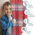 thumbnail image 3 of Blackout Kids Curtains,Red Christmas Striped Pattern Childrens Insulated Curtains Set Of 2,Bedroom Essentials,Toddler Room Decor 42"x63", 3 of 5