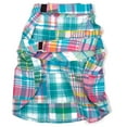 thumbnail image 3 of The Worthy Dog Multi Patch Madras Adjustable Pet Dress, 3 of 3