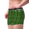 thumbnail image 2 of Pofeuu American Football Field Print Men’s Boxer Briefs, Moisture-Wicking Underwear, Regular,Trunk-Small, 2 of 5