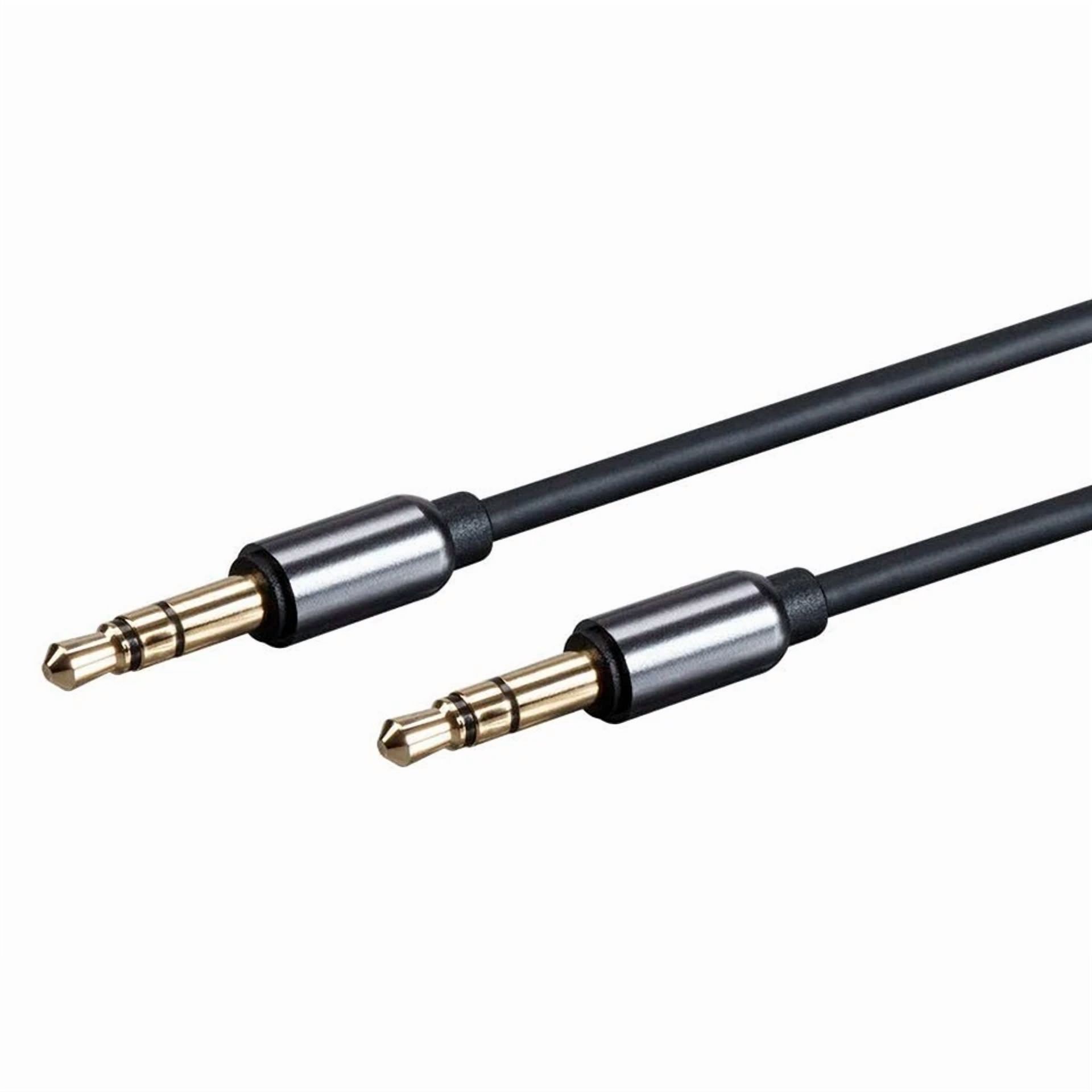 BUTTERFLY- 6Ft Auxiliary Aux 3.5Mm 1/8" Trs Male To Male Stereo Audio Cable Cord Gold Plug