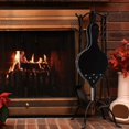 thumbnail image 5 of Fuelles para chimenea de madera de 17" x 7,5", fuelles de aire de madera - Negro Rojo Verde, 5 of 5