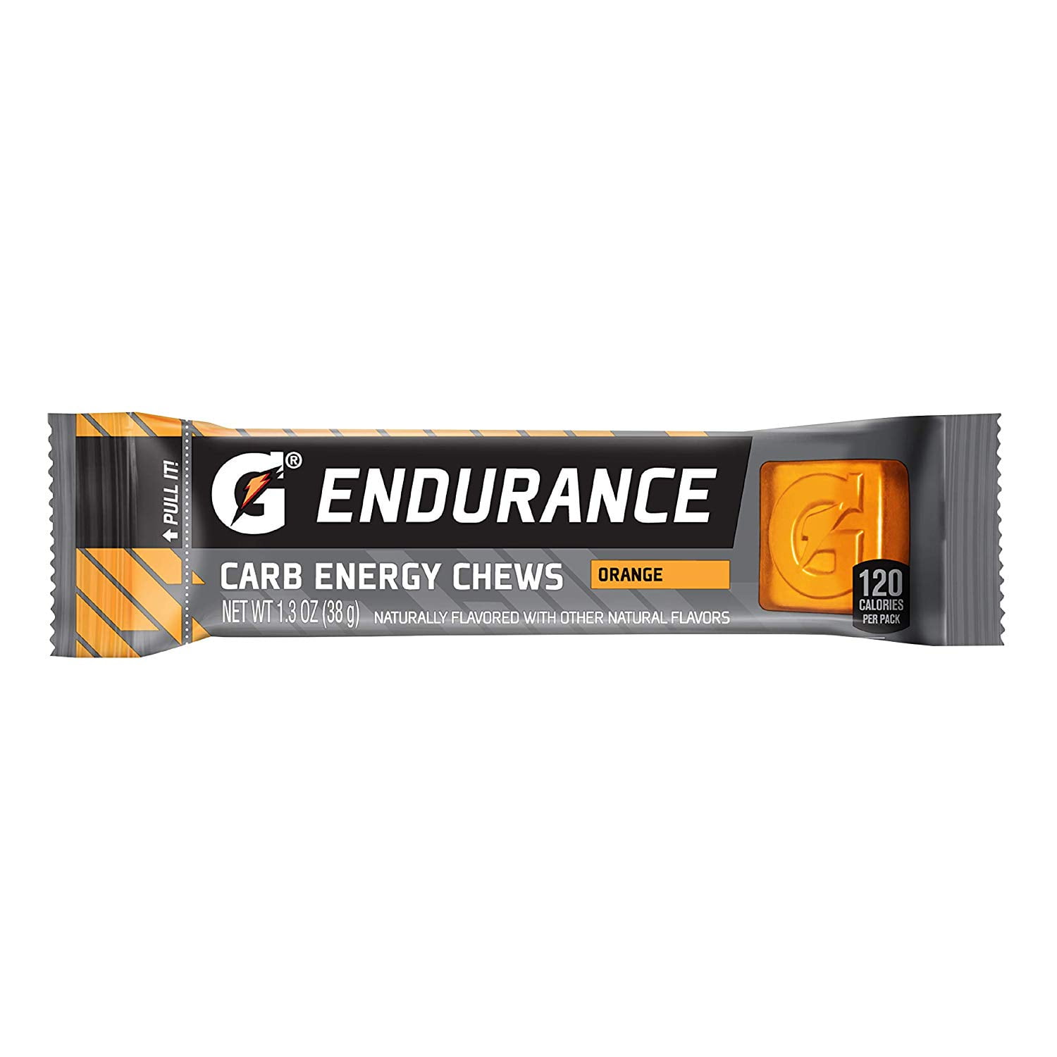 Gatorade Endurance Carb Energy Chews, Orange, 1.3 oz Packs, 21 Count - Walmart.com