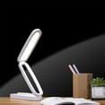 thumbnail image 4 of xjwjuw Portable Foldable LED Desk Lamp, USB Rechargeable Eye Protection Reading Light with Multi Angle Adjustment and Stepless Dimming, Small Table Lamp for Student Dormitory, Bedroom and Study, 4 of 9