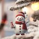thumbnail image 5 of Colgante de decoración navideña 2D de acrílico con dibujos animados de muñeco de nieve de Navidad para el hogar, jardín, árbol de Navidad, suministros de decoración para fiestas, 5 of 5