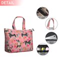 thumbnail image 2 of Shiba Inu Dog and Flower Floral Travel Tote Bags for Women Carry On,Large Weekender Bags for Women Travel,Multi Functional Duffle Bag for Work,Shopping,Sports, 2 of 5