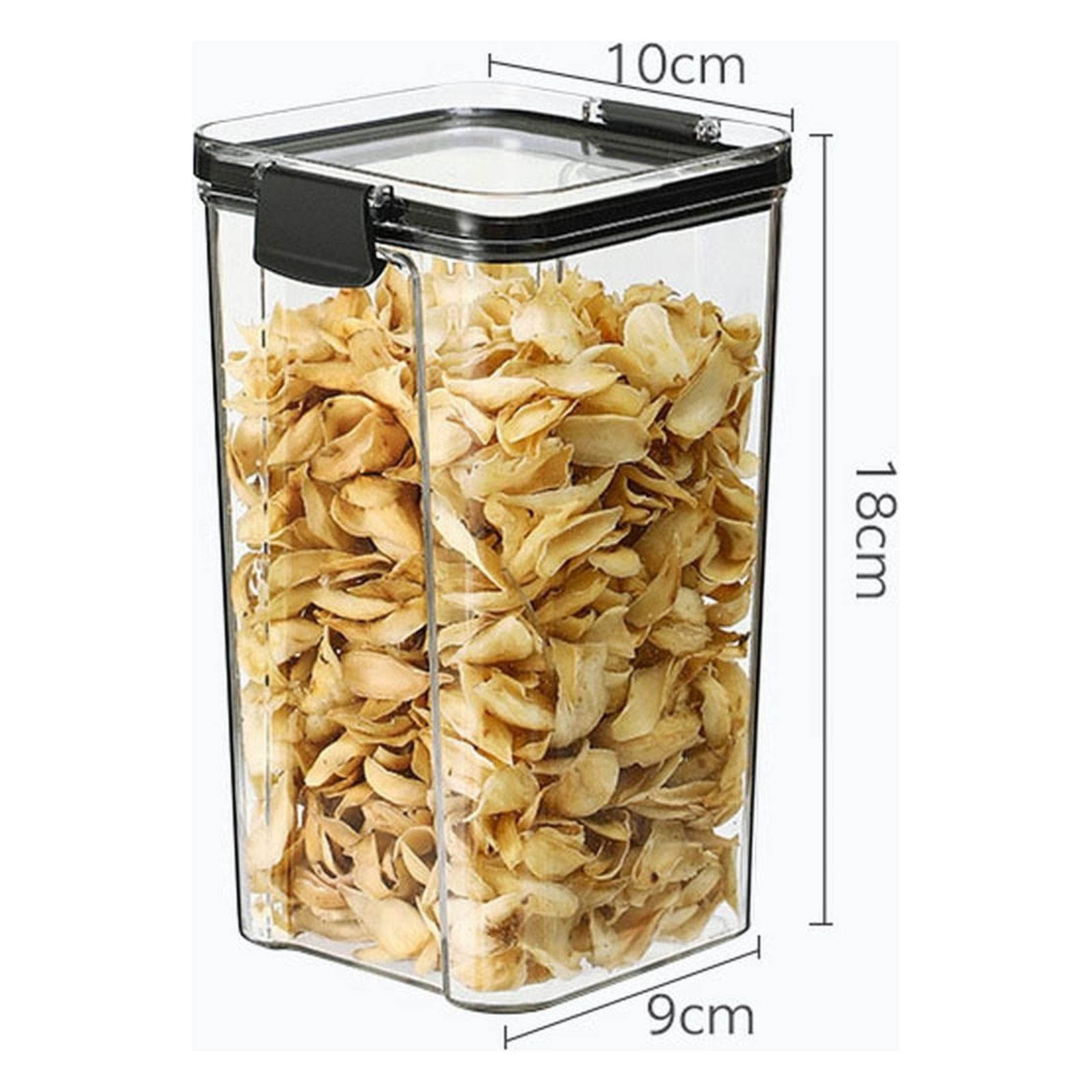 MOPOOR Extra Large Bulk Food Storage Containers with Airtight Lids for Flour, Sugar, Rice, Cereal & Pasta - Leakproof, BPA-Free Plastic Canisters for Kitchen & Pantry Organization