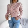 thumbnail image 6 of ShomPort Women's Crop Sweater Fall Casual Long Sleeve Ribbed Knit Pullover Sweater Jumper, 6 of 8
