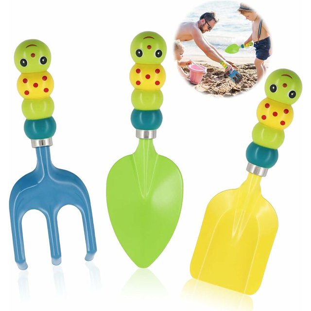 Herramientas de jardinería,Jardinería para niños,Juego de herramientas de jardín al aire libre,Juego de jardinería para niños,Juego de herramientas de jardinería con bolsa,Kit de jardinería para niño