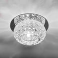 thumbnail image 4 of OUSITAID Modern LED Crystal Ceiling Light Flush Ceiling Fixture Aisle Hallway Lamp Chandelier Corridor Rotunda Lights, 4 of 11