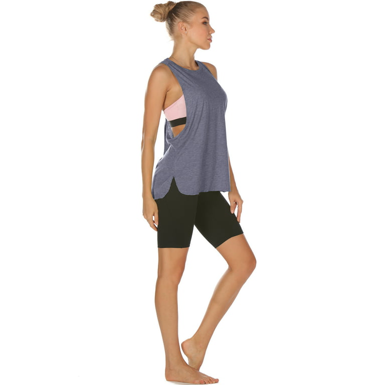 TK16-P icyzone Yoga Tops Activewear Workout Clothes Sports Racerback Tank  Tops for Women (Pack of 3)