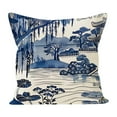 thumbnail image 2 of Funda de almohada de porcelana azul y blanca Serie Lino Hogar Salón Sofá Cojín decorativo Dormitorio Almohada, 2 of 4