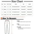 thumbnail image 3 of Womens Cotton Linen Pants Elastic Waist Drawstring Straight Leg Pants Casual Loose Work Lounge Trousers with Pockets, 3 of 6