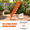 Orange-4 Pack, variant on Orange 8 Pack Spiral Ground Anchors Heavy Duty Screw In Garden Stakes For Trampolines Swing Sets Sheds