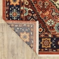 thumbnail image 3 of 9' x 12' Red Blue Machine Woven Oriental Indoor Area Rug, 3 of 3