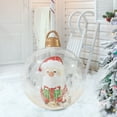 thumbnail image 3 of Fwttom 23.6 inch Giant Inflatable Christmas Balls with Light - Inflatable Christmas Decorations Outdoor Xmas Blow Ups Ornaments for Xmas Holiday Yard Lawn Porch Decor, 3 of 6