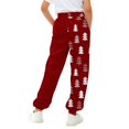 thumbnail image 4 of XQYLOS Girls’ Wide Leg Track Sweatpants Oversized Baggy Joggers with 𝖣rawstring & Pockets Casual 𝖫ounge Pants for Kids 3-14 Years, 4 of 6