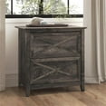 thumbnail image 2 of Pemberly Row 2 Drawers Farmhouse Wood Lateral File Cabinet in Gray, 2 of 10