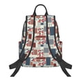 thumbnail image 2 of Naloa Patchwork In Country Style Print Lightweight DayBackpack Suitable for school, work, shopping, travel, etc., 2 of 5