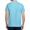 thumbnail image 3 of Jnriver Men's Short Sleeve Lightweight Heavy Cotton T-Shirt Regular-Fit Crewneck Tee for Casual Wear Gym Workout Summer Outfit - Sky - 2XL, 3 of 3