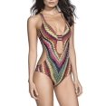 thumbnail image 1 of Traje de baño sexy para mujer, Monokini colorido de una pieza, traje de baño con espalda abierta, vestido de baño, 1 of 5