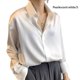 thumbnail image 4 of Qarigey Camisa de manga larga para mujer, moda Primavera Verano, trabajo, escuela, fecha de negocios, ropa de calle holgada informal, Tops para mujer Accesorios de disfraces S Qarigey AP013985-01, 4 of 6