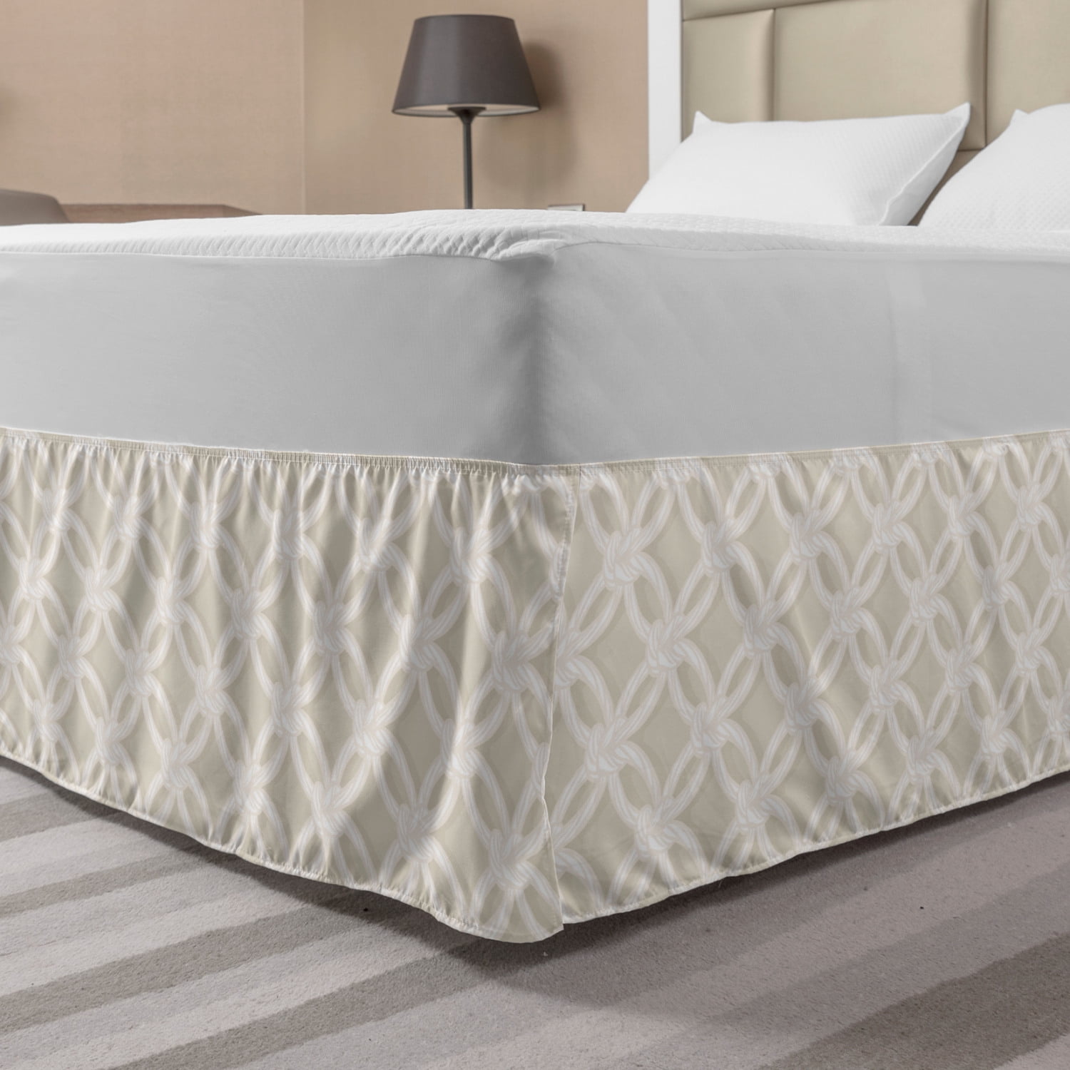 Neutral Color Bed Skirt, Graphical Interpretation of Knotted Ropes