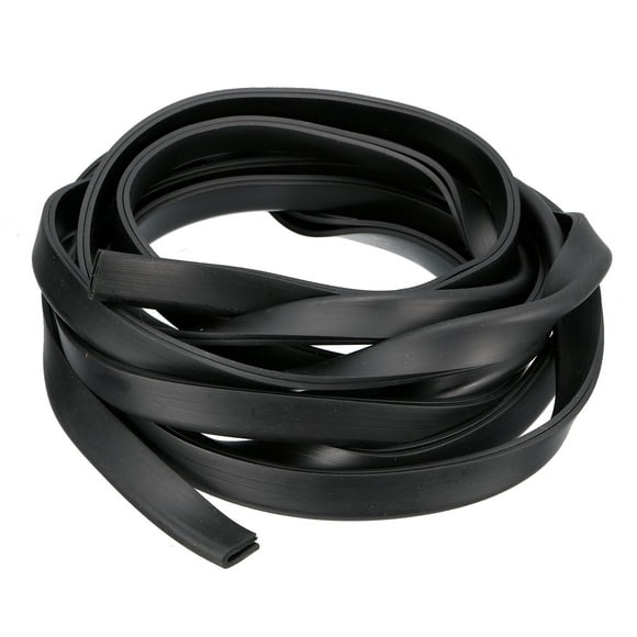 Uxcell 13/64"x 7/16"x 8.2ft Rubber U Channel Edge Trim Fits 1.5-2mm Edge, Black