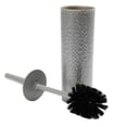 thumbnail image 4 of Bath Bliss Toilet Brush & Holder with 2 Pack Replacement Brush Set in Silver, 4 of 4