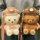 thumbnail image 4 of Botella de Paja de Oso Kawaii Botella de Agua de Oso de Gran Capacidad Vasos Portátiles a Prueba de Fugas Lindas Botellas de Agua con Correa y Pajita para Niños ANGGREK  Otros, 4 of 8