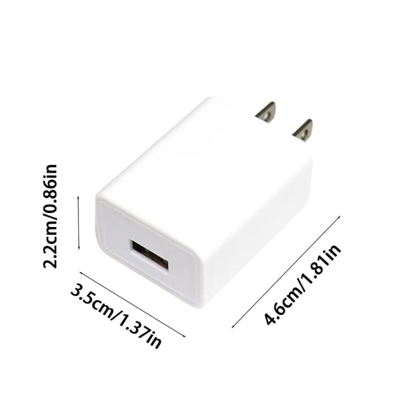 Momihoom Universal 5V2A USB Wall Charger, Compact Power Adapter for Mobile Phones, Tablets, and Electronic Devices