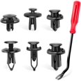 thumbnail image 6 of Nilight 120PCS Car Retainer 6.3mm 8mm 9mm 10mm Expansion Screws Replacement Kit Bumper Push Rivet Clips for Honda Acura GM Chrysler Ford Toyota Lexus, 6 of 7