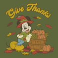 thumbnail image 2 of Mens Mickey & Friends Give Thanks Scarecrow Mickey Short Sleeve T-Shirt, 2 of 5