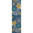 thumbnail image 2 of Nourison Passion Floral Blue 2'2" x 7'6" Area Rug, (2x8), 2 of 6