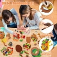 thumbnail image 7 of 9 Piece Autumn Themed DIY Craft Kit for Kids Owl Wreath Making Art Project, 7 of 7