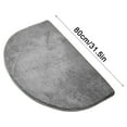 thumbnail image 3 of Fsqjgq Bathroom Rugs Carpets Durable Area Rugs for Living Room Floor Mats Welcome Doormats Semi Circular Soft Absorbent Carpet Cover Non Slip Memory Foam Toilet Floor Bathroom Mat, 3 of 9