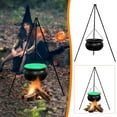 thumbnail image 3 of ADruer Delivered Before , Outdoor Party Decorations, Large Witches Cauldron on Tripod with Lights, Plastic Decorations for Porch Yard Lawn Outside (30.7x7.87in), 3 of 7