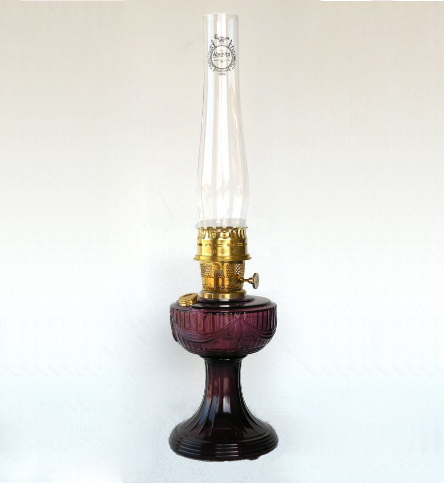 ALADDIN LAMP AMETHYST LINCOLN DRAPE LAMP PART # C6183B NEW IN BOX