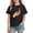 #0300-Black, variant on Kids Back to School Graphic Print Casual Short Sleeve Cotton Tee Breathable Summer Top for Boys Girls School Activity