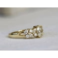 thumbnail image 2 of Moissanite Marquise & Round Cluster Wedding Band Eternity 925Silver Marquise Anniversary Band Engagement Band Stackable Band For Women Gift, 2 of 3