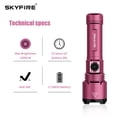 thumbnail image 5 of SKYFIRE LED pocket rechargeable flashlight, mini flashlight, 1000 lumens, four lighting modes, high-lumen ultra-bright outdoor flashlight, suitable for outdoor activities, farm work, cycling, 5 of 8