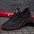 thumbnail image 3 of Men's Breathable Mesh Sports Shoes - Hollow Design, Summer Casual Comfort, 3 of 4