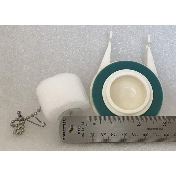 Two inch one piece toilet Flapper Valve with float.