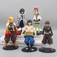 thumbnail image 4 of Figuras periféricas de Anime de Demon Slayer, Tanujiro Yiwo, asiento, Pilar, inflamación, Shou Lang Ago, columna luminosa, juguete de adorno de colección, 4 of 4