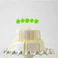 thumbnail image 2 of GOOHOCHY 20 Pcs Four Leaf Card Felt Cake Decorations 20pcs Green, 2 of 8