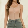 thumbnail image 6 of Shrysg Women’s Summer V Neck Sleeveless Tank Top - Comfortable Breathable Polyester Casual Wear - Perfect for Daily Activities, 6 of 9