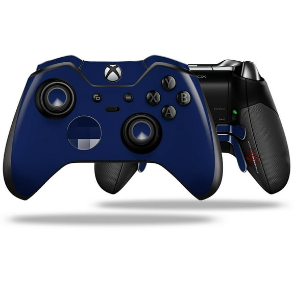 Solids Collection Navy Blue - Decal Style Skin fits Microsoft XBOX One ELITE Wireless Controller (CONTROLLER NOT INCLUDED) by WraptorSkinz