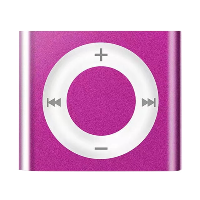 Mini reproductor de MP3 con clip con altavoz Tarjeta TF de metal 64G Expansión 180mAh (Rose Red) Tmvgtek Para estrenar