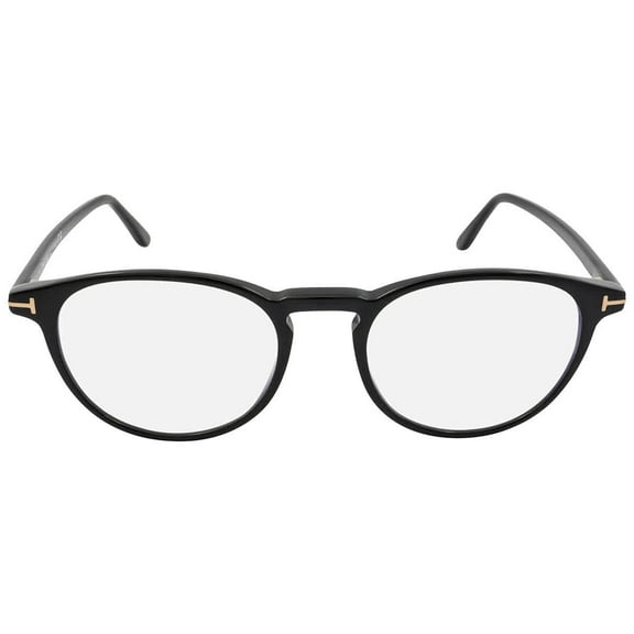 Tom Ford Blue Light Block Round Men's Eyeglasses FT5803-B 001 51